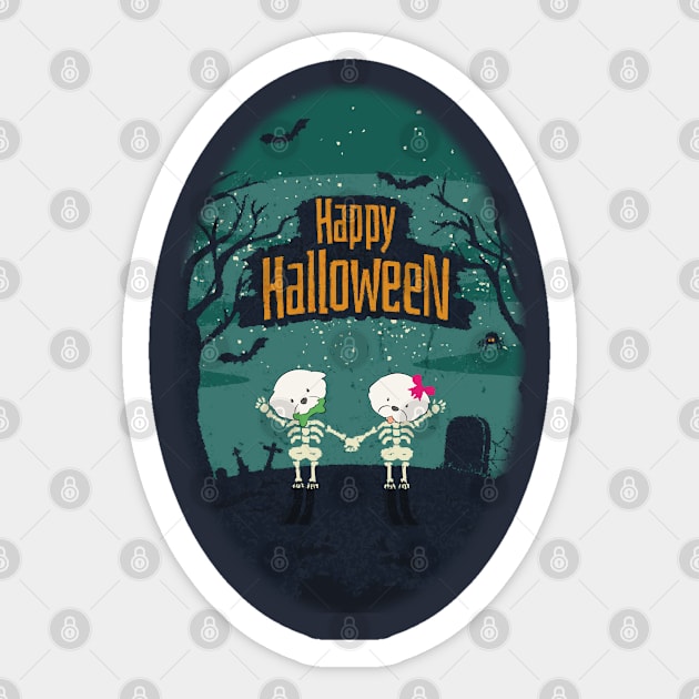 Happy Halloween Sticker by Cheeky BB